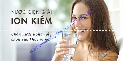Nước ion kiềm giàu hydro tốt cho sức khỏe