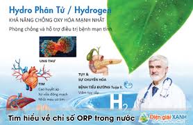 Hydro phân tử chất chống oxy hóa tuyệt vời