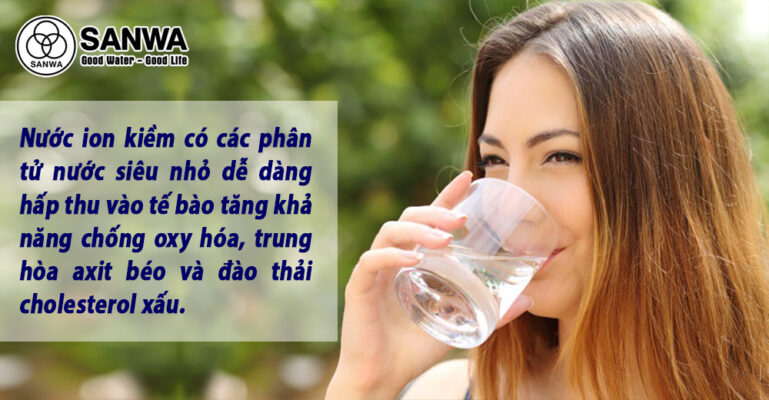 Nước ion kiềm giảm nguy cơ bệnh máu nhiễm mỡ